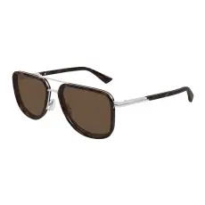 Bottega Veneta BV1463S 002 SILVER BROWN napszemüveg