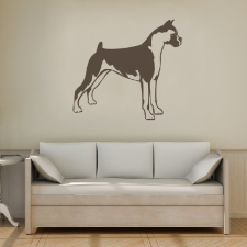  Boxer kutya álló falmatrica tapéta, díszléc és más dekoráció