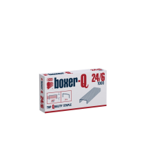 BOXER Tűzőkapocs 24/6 dobozos Boxer -Q gemkapocs, tűzőkapocs