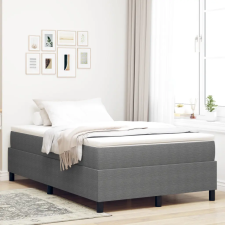  Boxspring Ágy Világosszürke 120x200 cm Bársonyszövet ágy és ágykellék