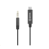 Boya Audio BY-K2 3.5mm TRS jack csatlakozó -> TYPE-C átalakító kábel 20cm (BY-K2)