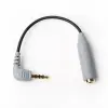 Boya BY-CIP2 3.5mm TRS Jack (Female) – 3.5mm TRRS Jack (Male) Audio adapter, átalakító kábel