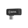 Boya BY-K5 USB-C (apa - anya) 90° adapter - Fekete