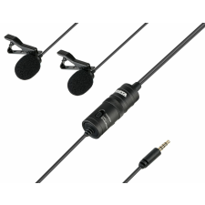 Boya BY-M1DM Dual Lavalier Mikrofon - 4m Csíptetős mikrofon kameramikrofon