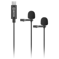 Boya BY-M3D Dual Lavalier mikrofon (Android) fényképező tartozék