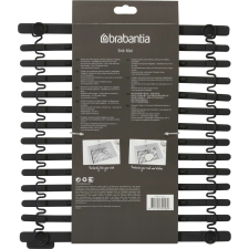 Brabantia 302589 mosogató alátét szilikon - sötétszürke konyhai eszköz