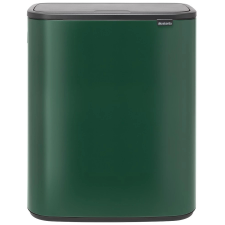 Brabantia Bo Touch Bin XXL acél nyomófedeles szemetes - fenyőzöld 60L szemetes