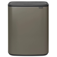 Brabantia Bo Touch Bin XXL acél nyomófedeles szemetes - platinaszürke 60L szemetes