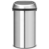 Brabantia Brabantia Touch Bin nyomófedeles hulladékgyűjtő XXL, 60L - H méret, selyem ujjlenyomatmentes r.m. acél test, selyem ujjlenyomatmentes fedő - 484506