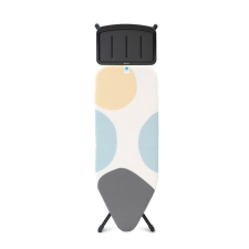 Brabantia C 1003374 vasalódeszka, 124x45 cm, 7 állítható pozíció, gőzfejlesztő állvány, fehér/szürke vasalódeszka