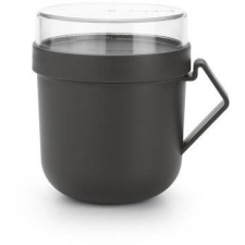 Brabantia Make & Take leveses bögre, 0,6 l, sötétszürke (203824) uzsonnás doboz