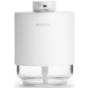 Brabantia MindSet folyékonyszappan-adagoló csepegésbiztos pumpával 200ml üveg tartály acél burkolat szikrázó fehér ásványi textúra - 303227