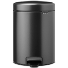 Brabantia NewIcon acél pedálos szemetes - magabiztos szürke 5L szemetes