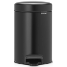Brabantia NewIcon acél pedálos szemetes - matt fekete 3L szemetes