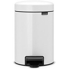 Brabantia NewIcon pedálos szemetes, 3 l, fehér szemetes
