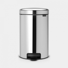 Brabantia PEDAL BIN NEWICON ped.szemetes 12L BRILL. STEEL, 113581 tisztító- és takarítószer, higiénia
