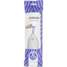 Brabantia PerfectFit szemeteszsák, D méret, 15-20L, 10 db/tek tisztító- és takarítószer, higiénia