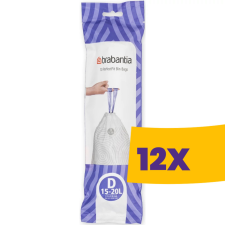 Brabantia PerfectFit szemeteszsák D méret - 15-20L, 10db/tek (Karton - 12 tekercs) tisztító- és takarítószer, higiénia