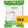 Brabantia PerfectFit szemeteszsák, G méret, 23-30L, visszazárható adagoló csomag, 40 db/csg (Karton - 10 csomag)