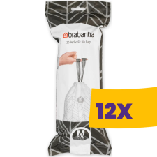 Brabantia PerfectFit szemeteszsák M méret - 60L, 20db/tek (Karton - 12 tekercs) tisztító- és takarítószer, higiénia