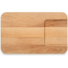 Brabantia Profile Slice & Dice bükkfa vágódeszka zöldségek aprításához. speciális átöntő rész. védő olajbevonattal. 400x250mm - 260742