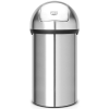  Brabantia Push Bin nyomófedeles hulladékgyűjtő XXL, 60L - H méret, r.m. acél, selyem - 484520