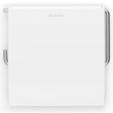 Brabantia ReNew fali kistekercses WC-papír tartó fedővel acél fehér - 414565 fürdőszoba kiegészítő