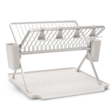 Brabantia SinkSide 1004152 Összecsukható edényszárító, evőeszköztartó, korrózióálló, világosszürke konyhai eszköz