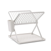 Brabantia SinkSide Foldable Dish Drying Rack összecsukható edényszárító. csepegtető tálca. kis méretű. világosszürke. 370x330 mm - 139383