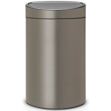 Brabantia Touch Bin New acél nyomófedeles szelektív szemetes - platinaszürke 23+10L szemetes