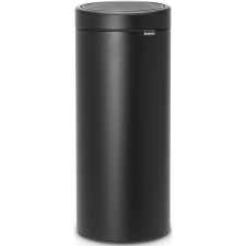 Brabantia Touch Bin New acél nyomófedeles szemetes - holdfény fekete ásványi textúra 30L szemetes