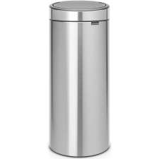 Brabantia Touch Bin New acél nyomófedeles szemetes - rozsdamentes acél, selyem ujjlenyomatmentes 30L szemetes