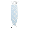 Brabantia vasalódeszka B 1005617, 124x38 cm, 7 állítható pozíció, Vasalóállvány, Világoskék