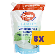 Brado life antibakteriális tusfürdő utántöltő Family 800ml (Karton - 8 db) tusfürdők