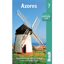 Bradt Travel Guides Azori-szigetek útikönyv, Azores útikönyv Bradt 2019 - angol Azori útikönyv térkép
