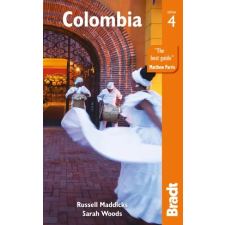 Bradt Travel Guides Colombia útikönyv, Colombia Guide Bradt 2019 angol térkép