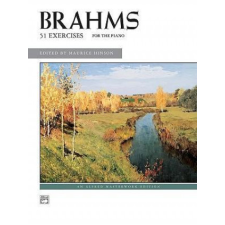 Brahms 51 Exercises for the Piano – Johannes Brahms, Maurice Hinson idegen nyelvű könyv