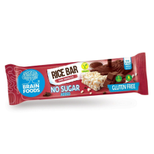 Brain Foods puffasztott rizsszelet étcsokoládéval 18 g reform élelmiszer