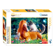 Brain Tree állatok találkozása puzzle 1000 darab puzzle, kirakós