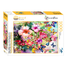 Brain Tree Puzzle Virágok és Pillangók 1000 db puzzle, kirakós