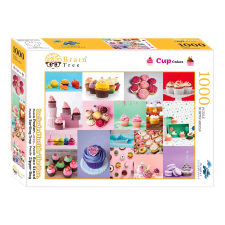 Brain Tree torta és cupcakes kirakó 1000 darabos puzzle, kirakós
