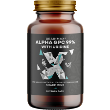 BrainMax Alpha GPC 99% és uridin, 90 növényi kapszula vitamin és táplálékkiegészítő