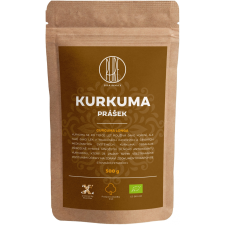 BrainMax Pure Turmeric BIO por, 500 g reform élelmiszer