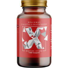 BrainMax S-acetil-L-glutation, SAG, 100 mg, 100 növényi kapszula vitamin és táplálékkiegészítő