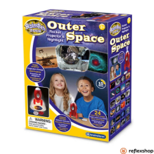 Brainstorm BS Űrrakéta projektor és éjjeli lámpa kreatív és készségfejlesztő