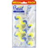 Brait WC tisztító blokk, 2 fázisú, 3x45 g, "Brait Hygiene and fresh", óceán (261089)