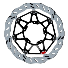 Braking EPTA WAVE lebegő féktárcsa O320 EP153R Braking  Futómű és fék alkatrészek Féktárcsák egyéb motorkerékpár alkatrész