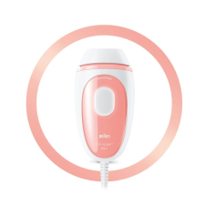 Braun Silk-expert Mini PL1000 IPL Intenzív villanófény (IPL) Rózsaszín, Fehér szőrtelenítő készülék