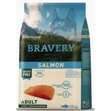  Bravery Dog Adult Large &amp; Medium Grain Free Salmon 12 kg kutyaeledel