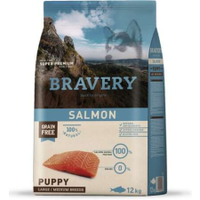 Bravery Dog Puppy Medium/Large Grain Free Salmon (2 x 12 kg) 24 kg kutyaeledel